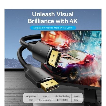 Vention Cable Displayport Macho a Displayport 4K 1m Negro HAKBF